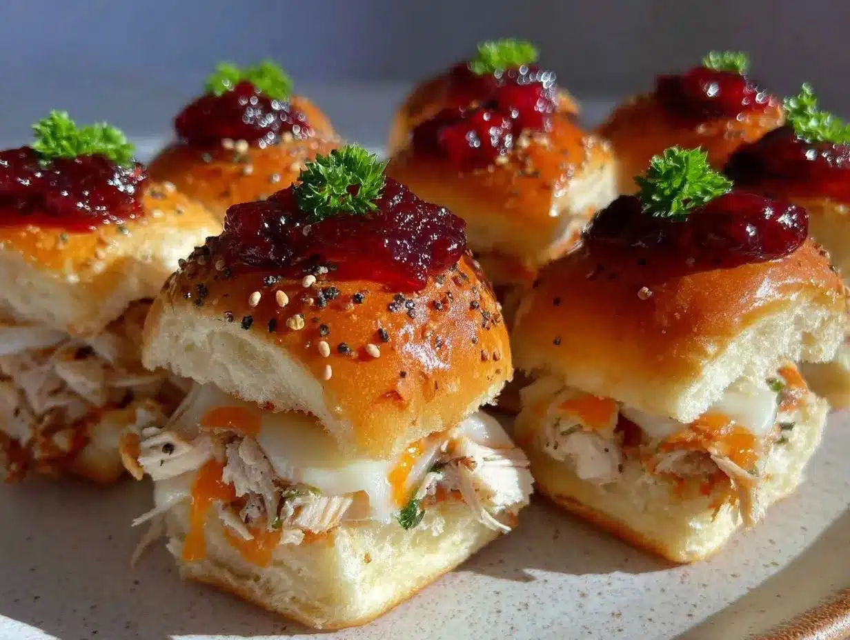 Savory Turkey Cranberry Sliders Recipe – 5 Easy Thanksgiving Leftover Ideas 4 turkey cranberry sliders preparation steps