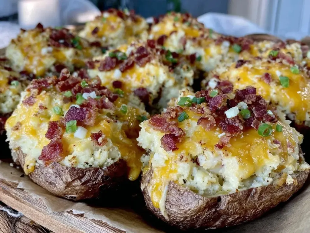 twice baked potatoes - featured image
