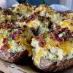 twice baked potatoes - featured image
