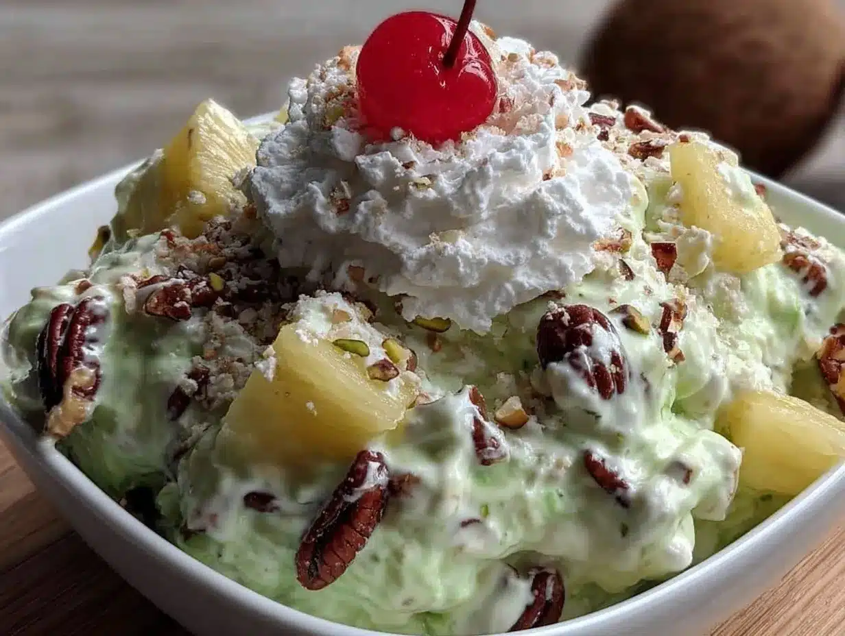 Watergate Salad Recipe: Best Creamy Pistachio Pudding Dessert for Summer 4 Watergate Salad preparation steps