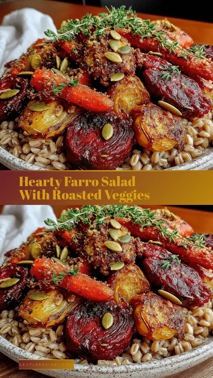 Wholesome Hearty Farro Salad Recipe with Roasted Fall Vegetables Easy and Perfect 5 wholesome hearty farro salad recipe