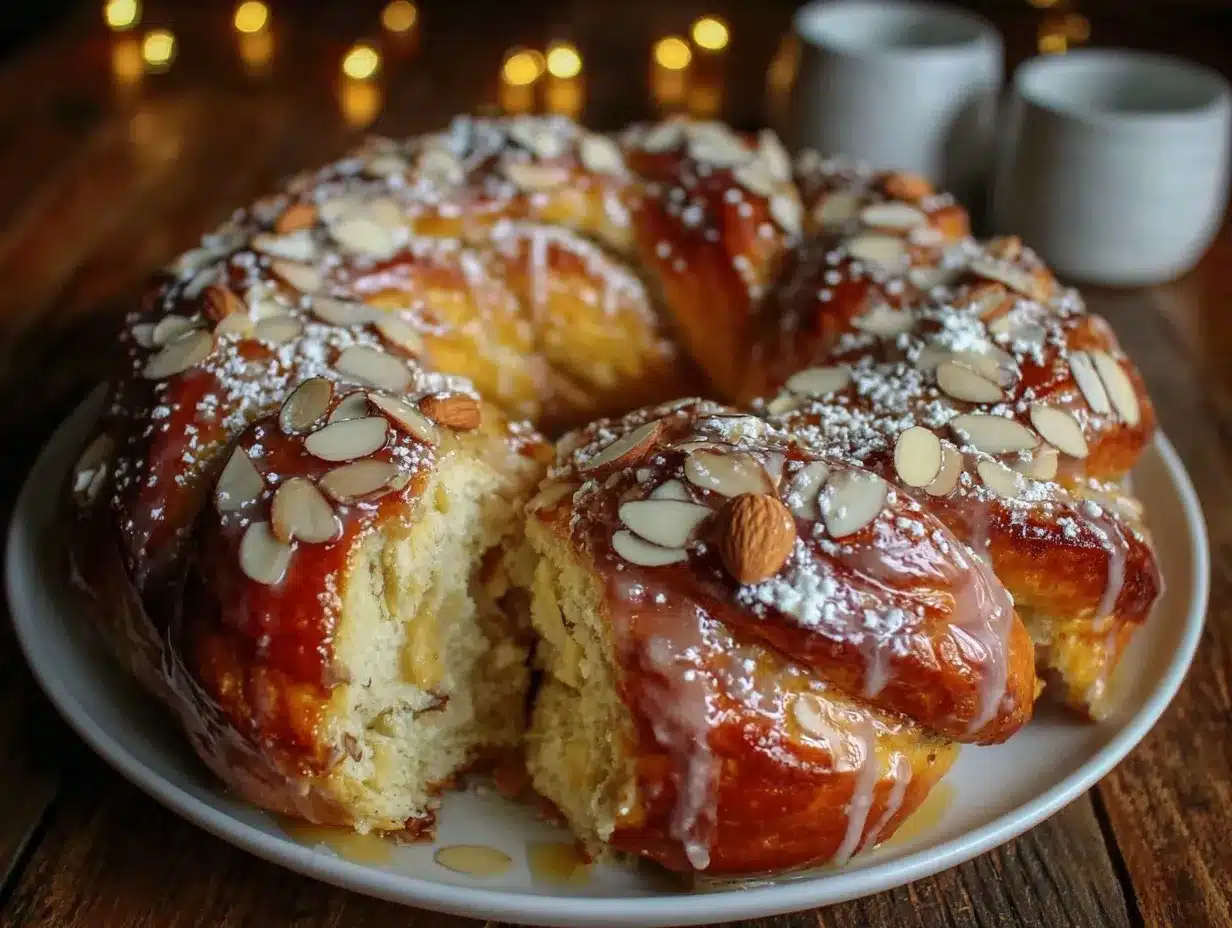 Delicious Almond Kringle Recipe Easy Homemade Danish Dessert Pastry 4 almond kringle recipe preparation steps