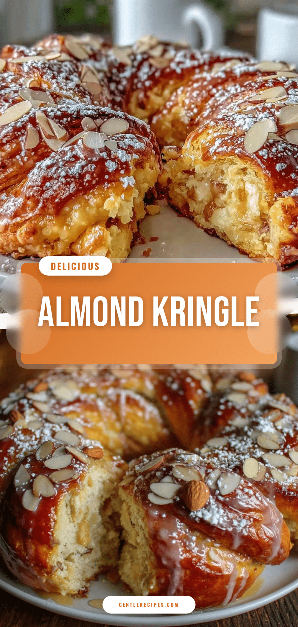 Delicious Almond Kringle Recipe Easy Homemade Danish Dessert Pastry 5 almond kringle recipe recipe