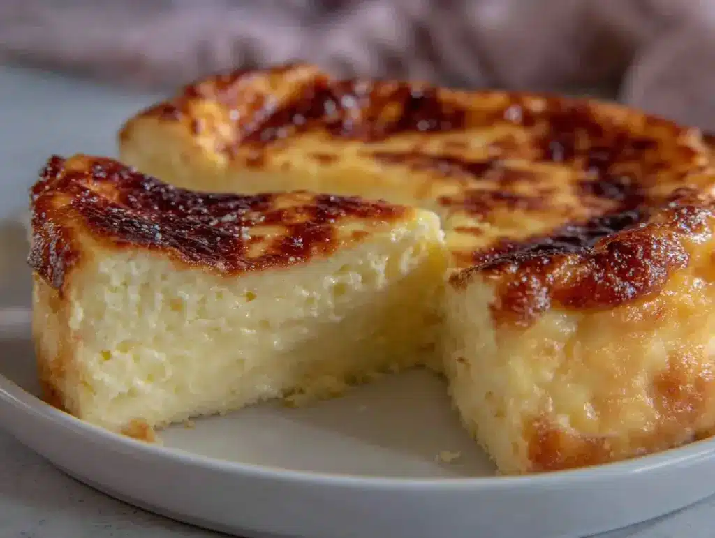Basque cheesecake recipe easy low carb dessert - featured image