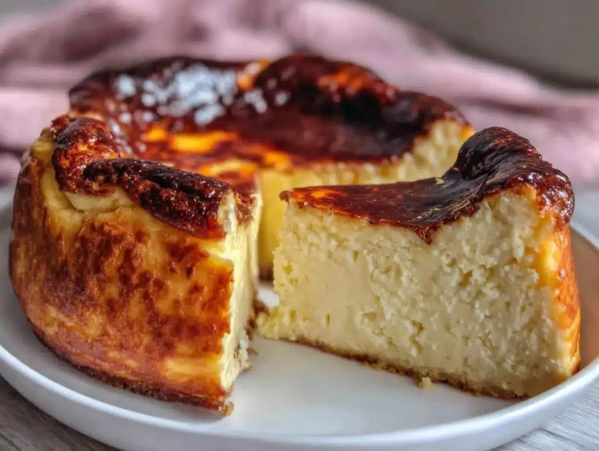 Basque Cheesecake Recipe Easy Low Carb Dessert You Must Try Today 4 Basque cheesecake recipe easy low carb dessert preparation steps