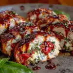 Caprese Stuffed Chicken - featured image