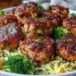 chicken sausage and broccoli orzo - featured image