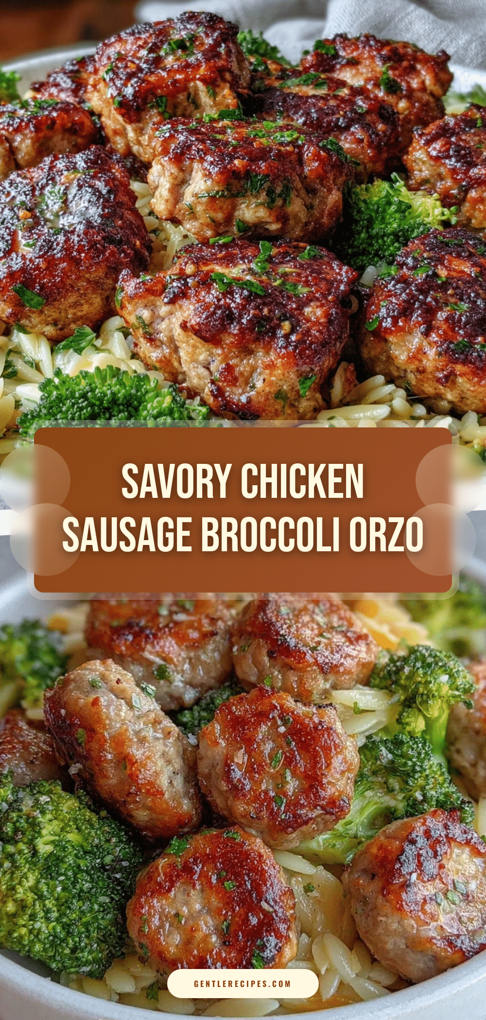 Savory Chicken Sausage and Broccoli Orzo Recipe Easy Healthy One Pot Meal 5 chicken sausage and broccoli orzo recipe