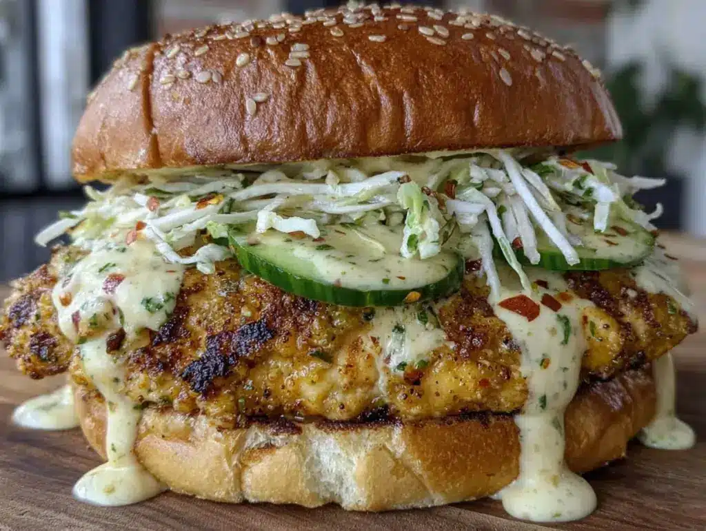 cilantro lime chicken sandwiches - featured image