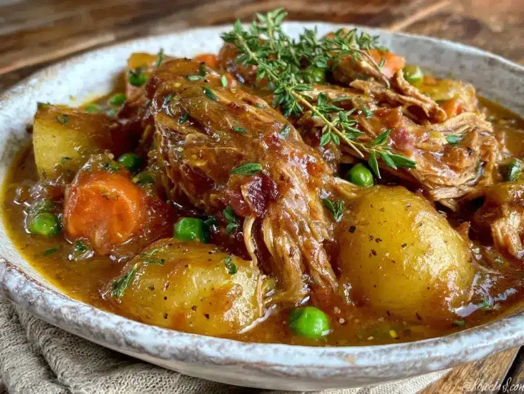 comforting chicken stew recipe - featured image