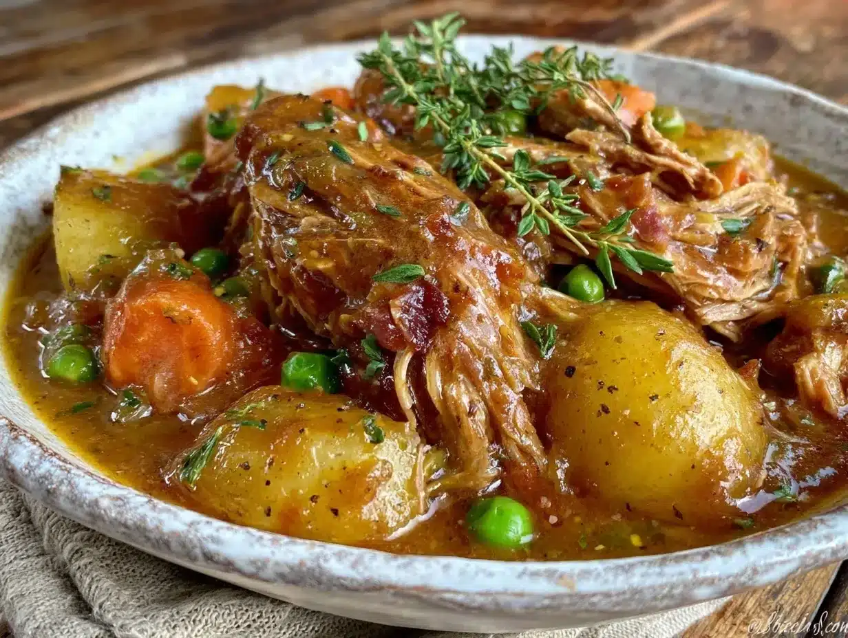 Comforting Chicken Stew Recipe Easy Healthy Slow Cooker Fall Meal 4 comforting chicken stew recipe preparation steps