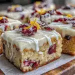 cranberry bliss bars recipe - featured image