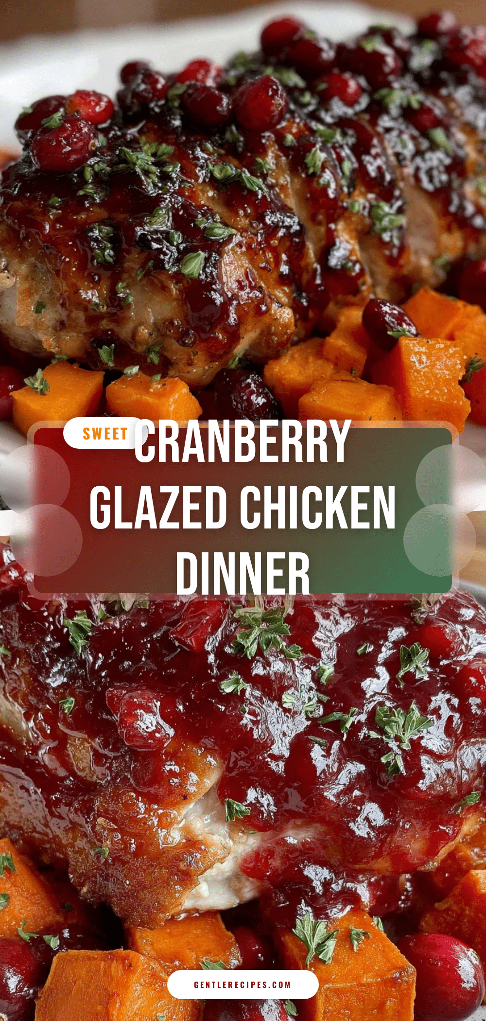Easy Cranberry Glazed Chicken Recipe with Carrots and Sweet Potatoes for Perfect Fall Dinner 5 cranberry glazed chicken recipe