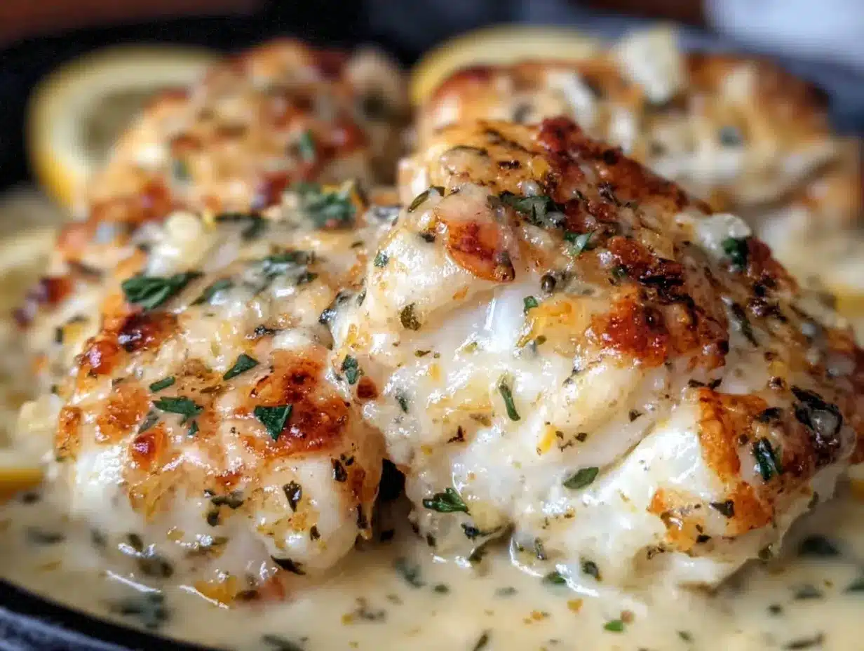 Creamy Baked Cod in Coconut Lemon Sauce Easy Healthy Dinner Recipe 4 creamy baked cod in coconut lemon sauce preparation steps