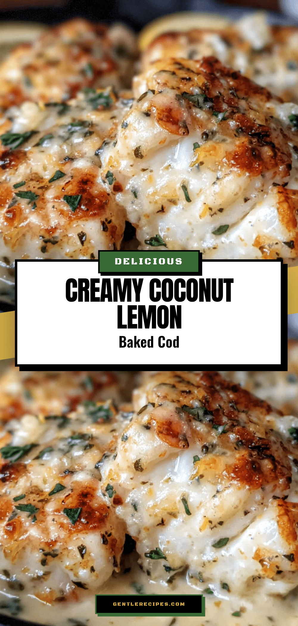 Creamy Baked Cod in Coconut Lemon Sauce Easy Healthy Dinner Recipe 5 creamy baked cod in coconut lemon sauce recipe