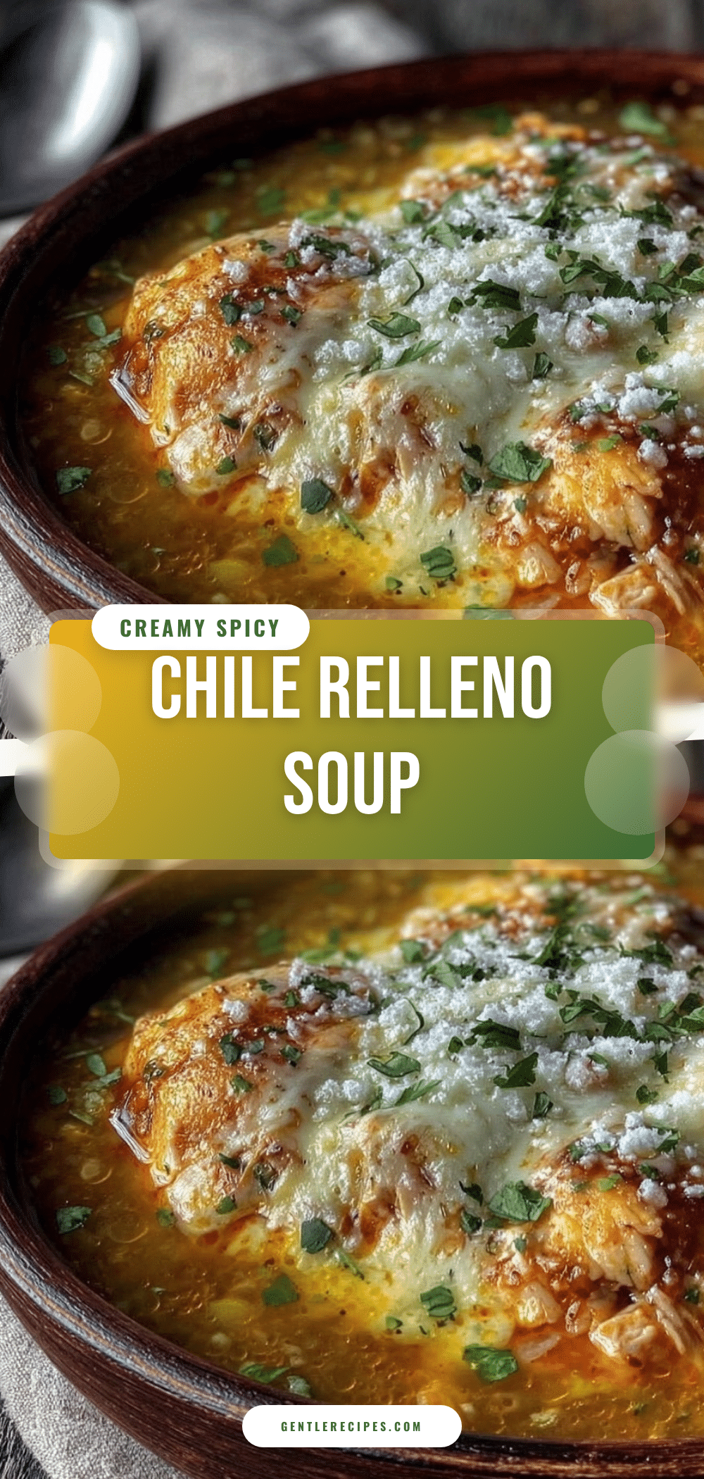 Creamy Chile Relleno Soup Recipe with Chicken Easy Homemade Comfort Food 5 creamy chile relleno soup with chicken recipe