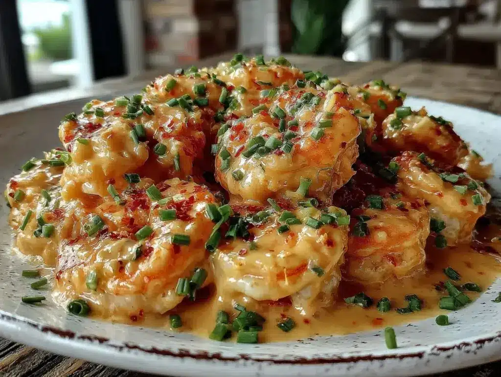 creamy coconut shrimp recipe - featured image