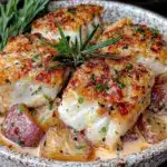 creamy cod and potatoes - featured image