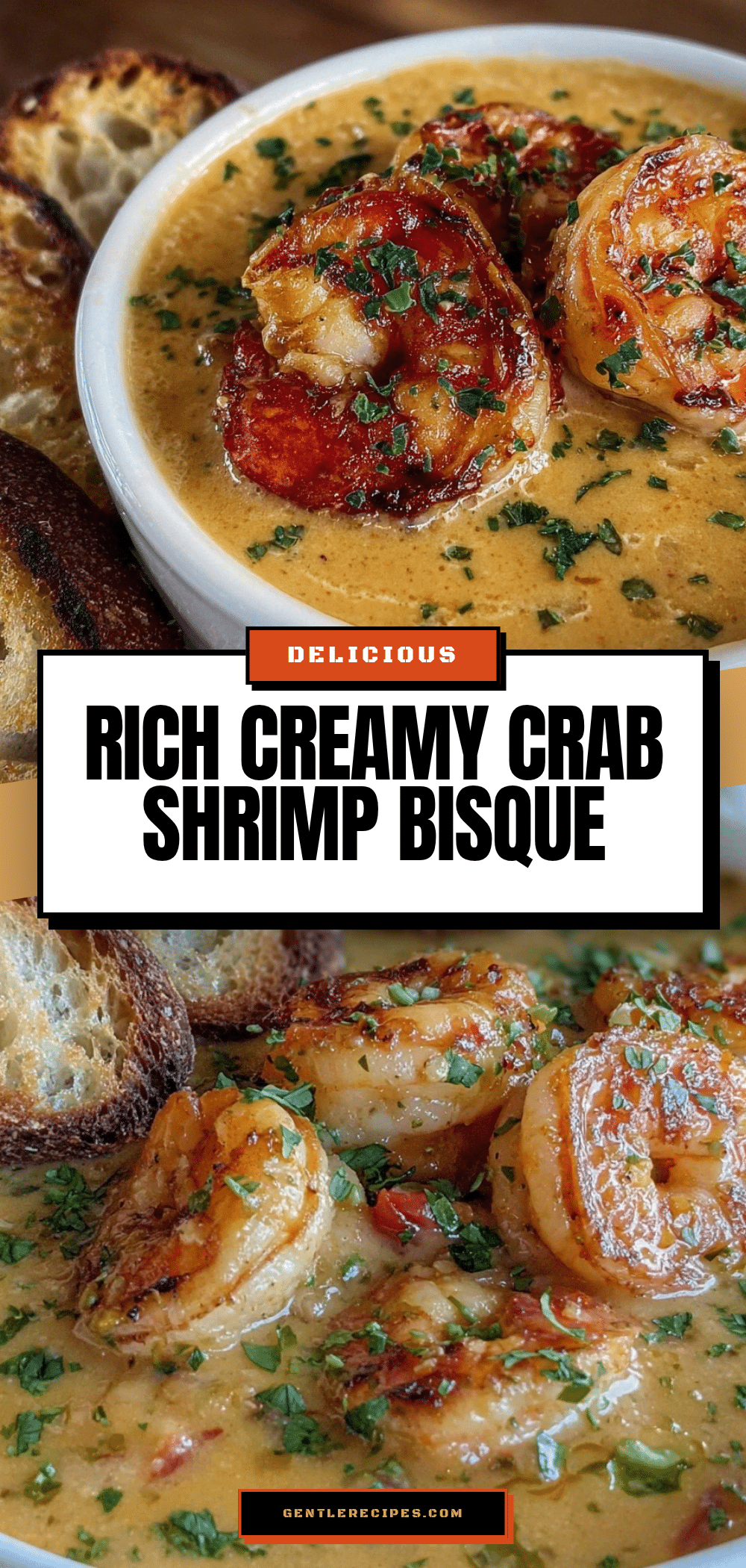 Creamy Crab and Shrimp Seafood Bisque Recipe Easy Savory Soup Perfect for Dinner 5 creamy crab and shrimp seafood bisque recipe