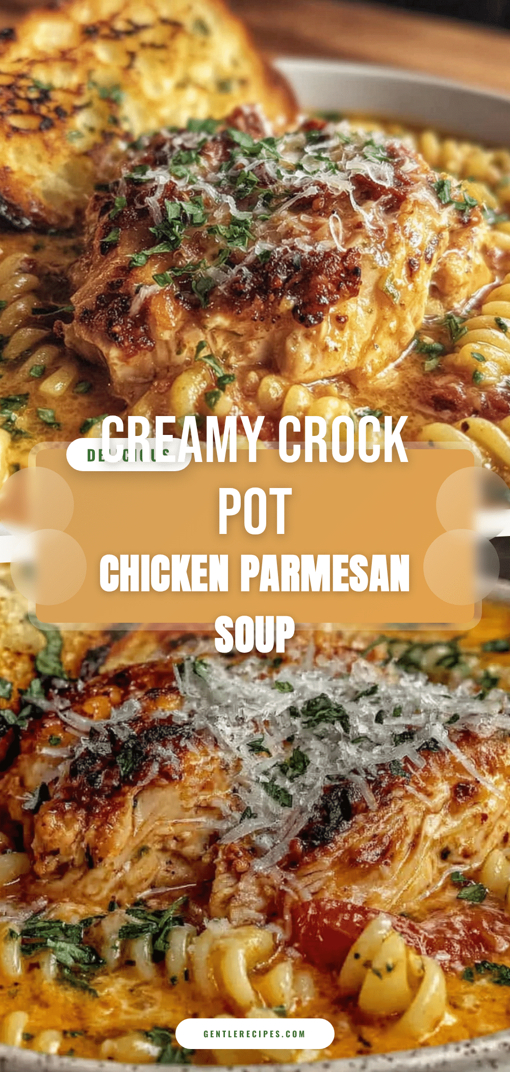 Creamy Crock Pot Chicken Parmesan Soup Recipe for Easy Cozy Meals 5 creamy crock pot chicken parmesan soup recipe