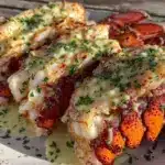 creamy garlic butter lobster tails - featured image