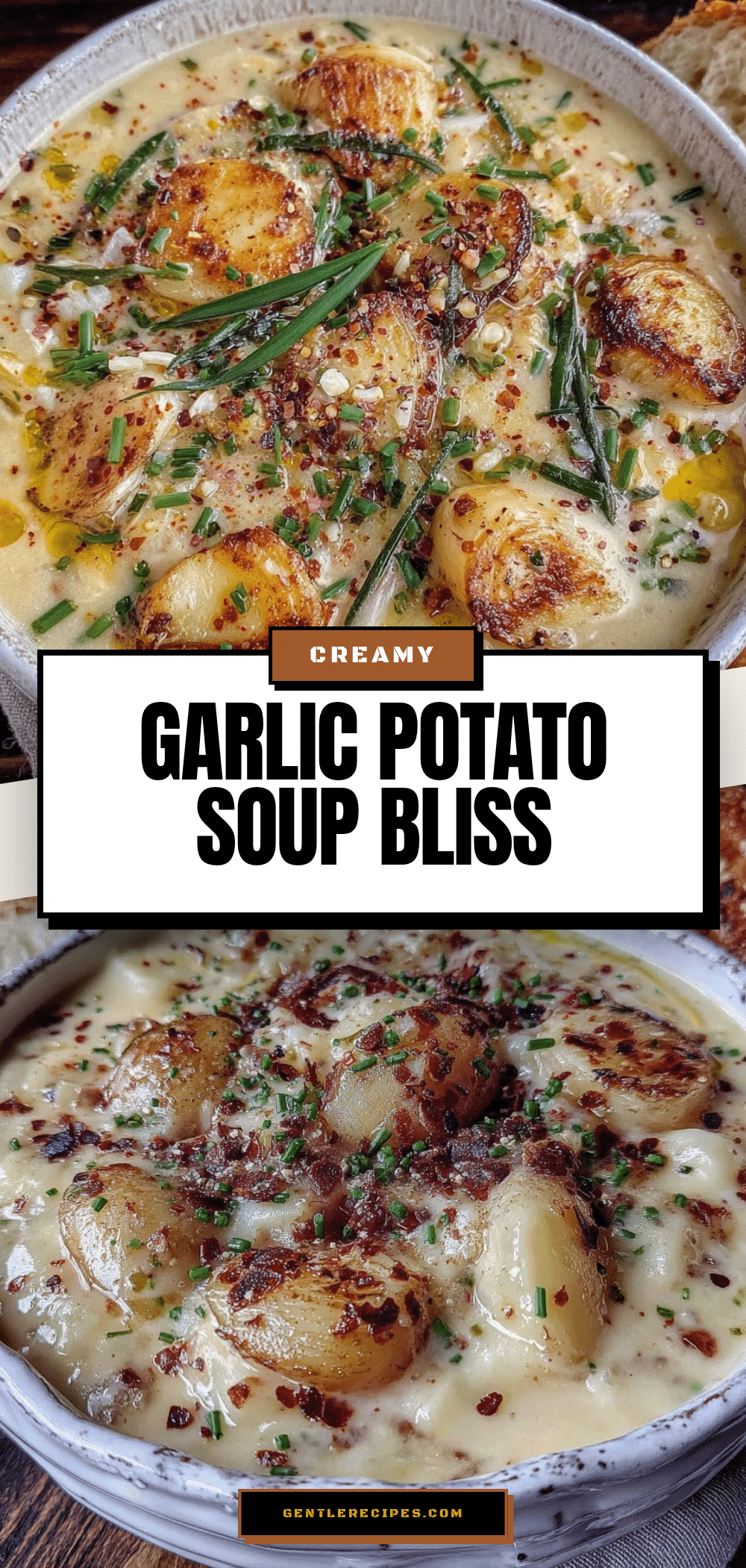 Creamy Garlic Potato Soup Recipe Easy Cold Weather Comfort Meal 5 creamy garlic potato soup recipe