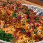 creamy keto crack chicken - featured image