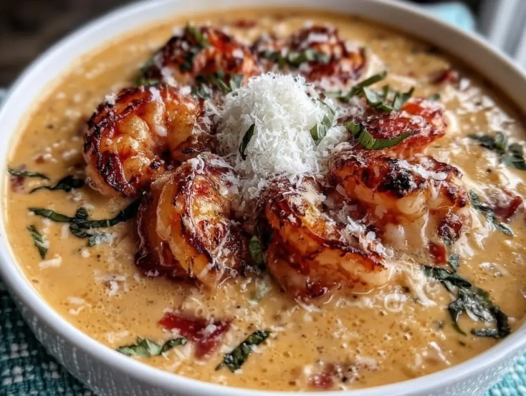 creamy langostino lobster bisque recipe - featured image