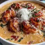creamy langostino lobster bisque recipe - featured image