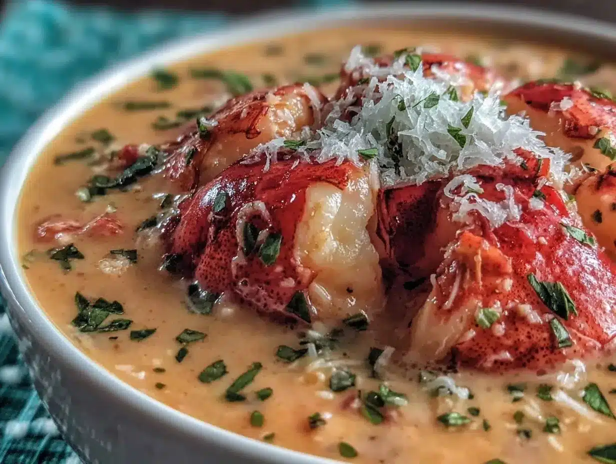 Creamy Langostino Lobster Bisque Recipe Easy Perfect Date Night Dinner 4 creamy langostino lobster bisque recipe preparation steps