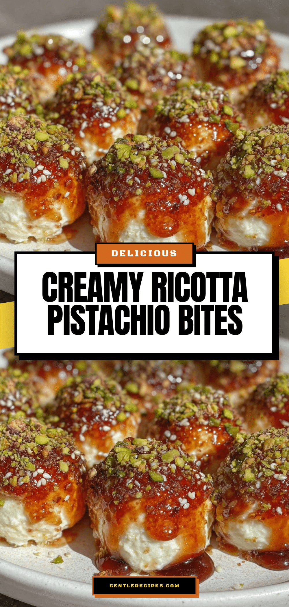 Creamy Ricotta Pistachio Honey Bites Easy Homemade Gourmet Snack Recipe 5 creamy ricotta pistachio honey bites recipe