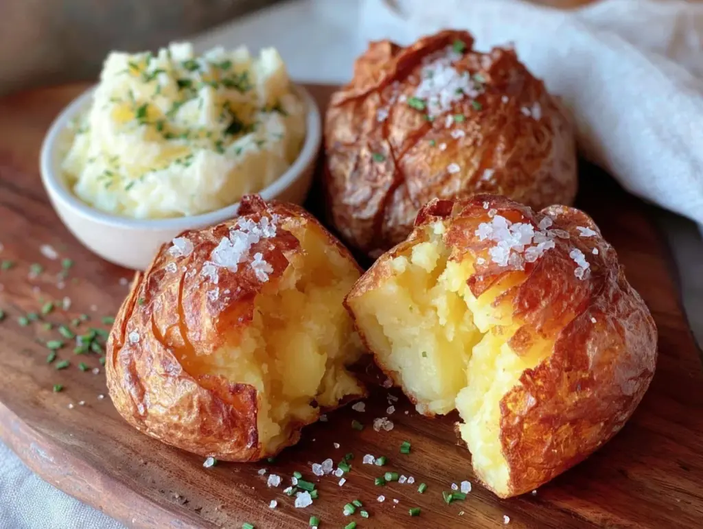 crispy air fryer potatoes - featured image