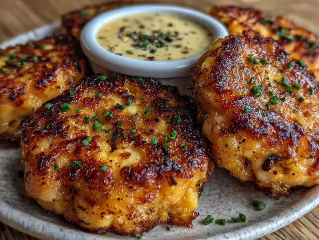 crispy shrimp cakes recipe - featured image