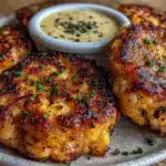 crispy shrimp cakes recipe - featured image