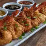 crispy wonton wrapped shrimp - featured image