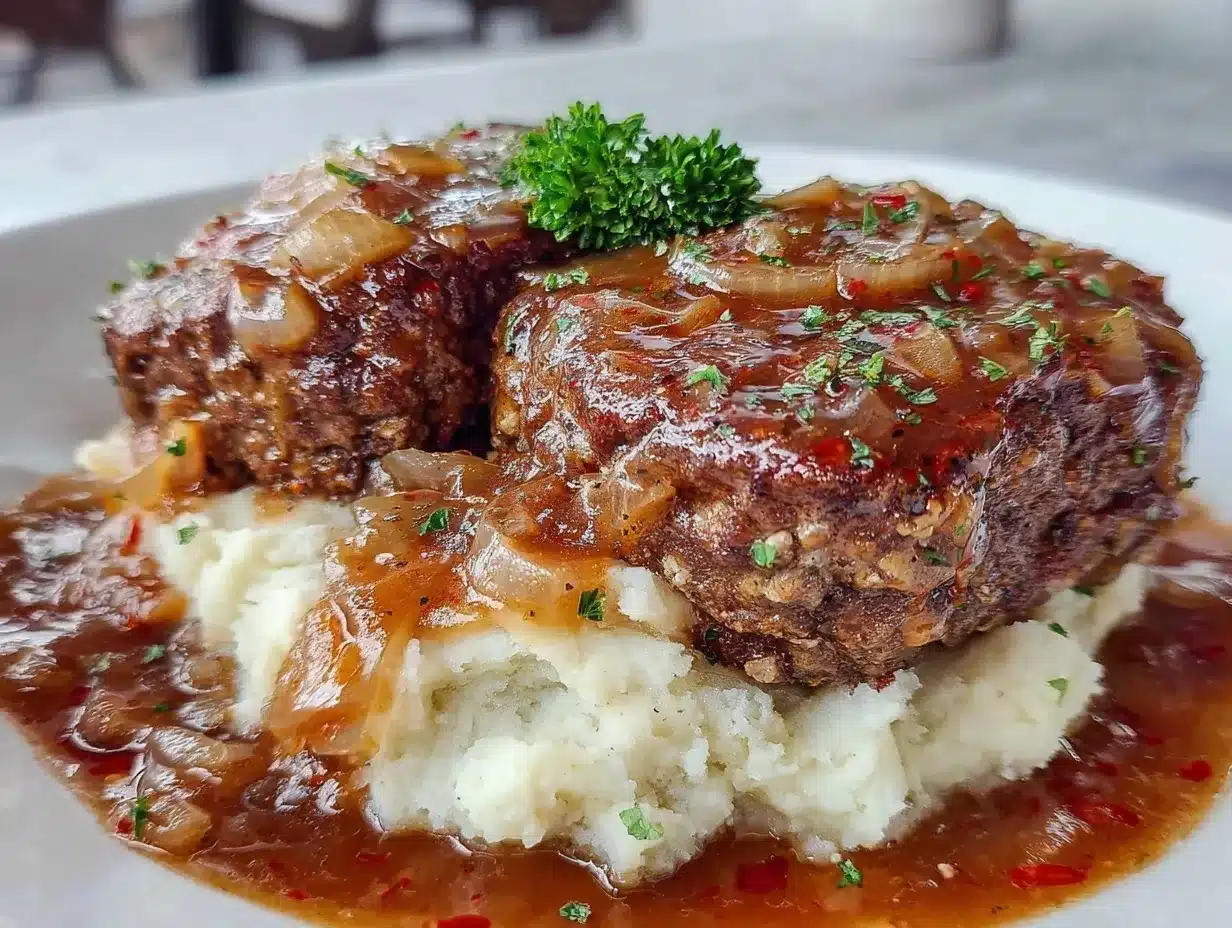 Easy Crock Pot Cube Steak with Gravy Recipe for Perfect Comfort Dinner 4 crock pot cube steak with gravy preparation steps