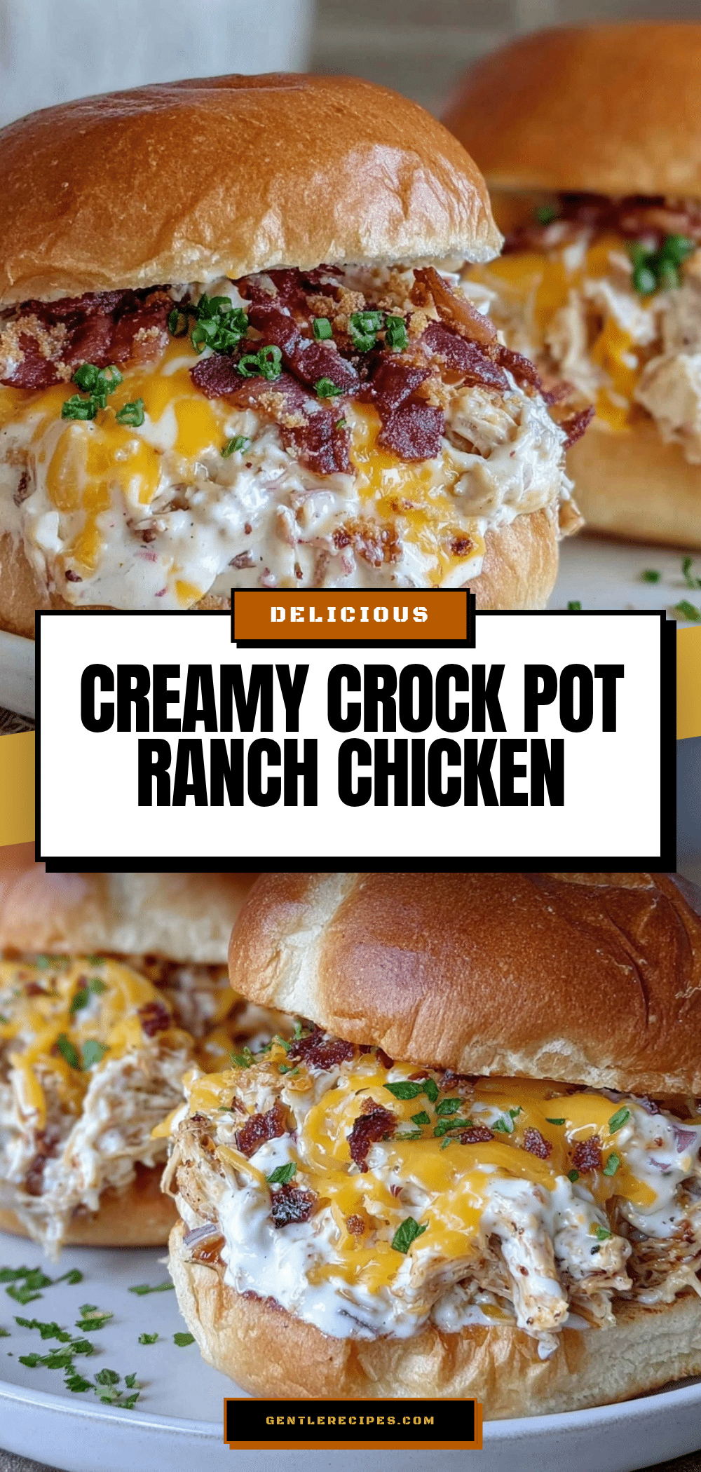 Easy Crock Pot Ranch Chicken Sandwiches Recipe Perfect for Game Day 5 crock pot ranch chicken sandwiches recipe
