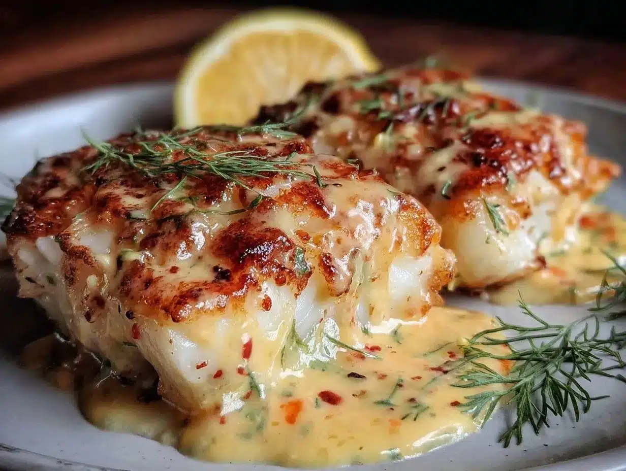 Easy Baked Cod with Lemon Dill Sauce Recipe for Perfect Dinner Parties 4 easy baked cod with lemon dill sauce preparation steps