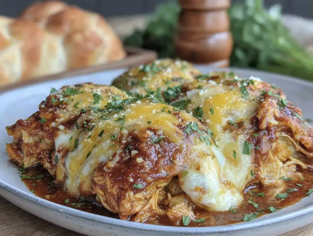 Easy Chicken Enchiladas Crockpot Recipe 5-Step Cozy Slow Cooker Meal 4 easy chicken enchiladas crockpot recipe preparation steps