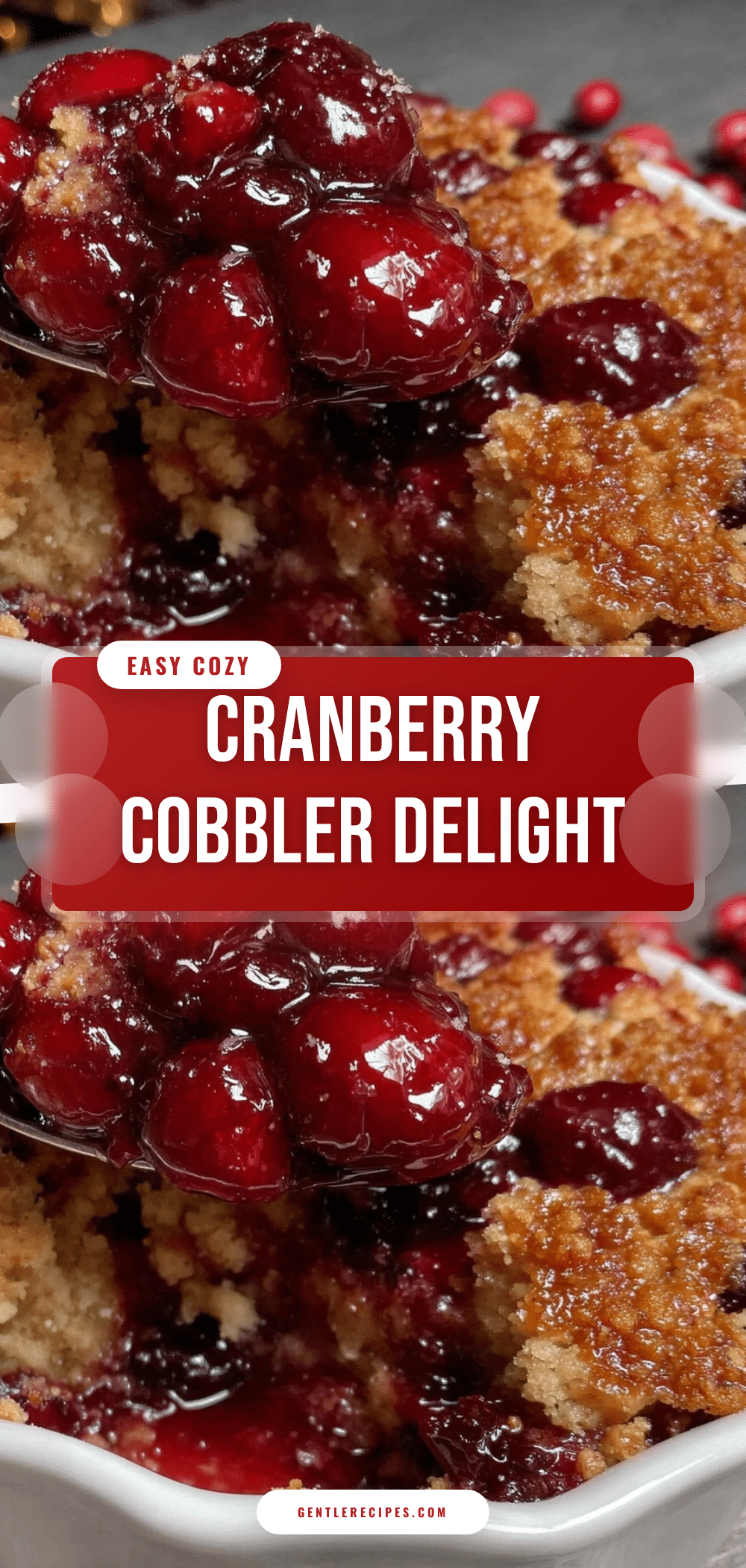 Easy Cozy Cranberry Cobbler Recipe with Irresistible Holiday Topping 5 easy cozy cranberry cobbler recipe