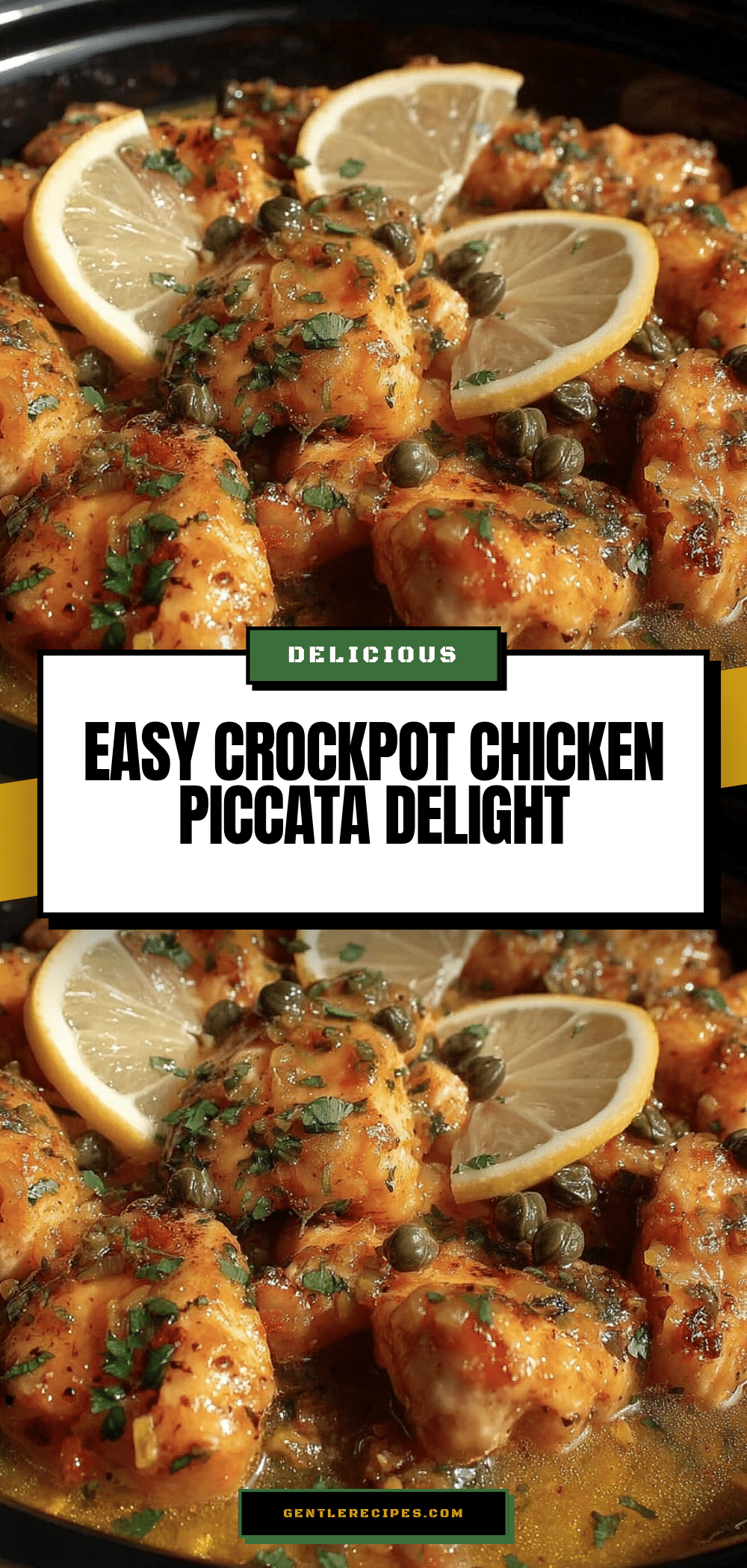 Easy Crockpot Chicken Piccata Recipe 5-Ingredient Healthy Family Dinner 5 easy crockpot chicken piccata recipe