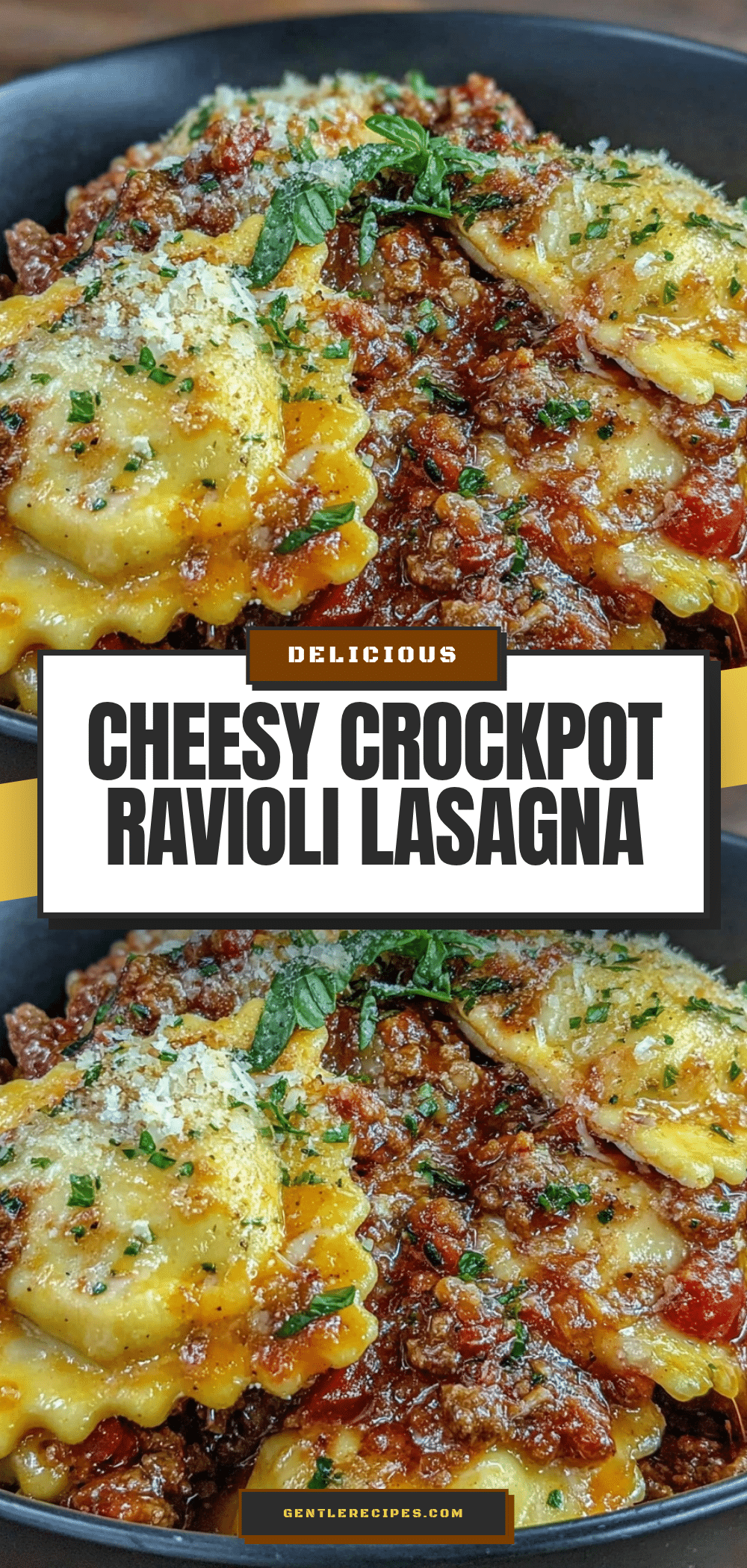 Easy Crockpot Lasagna with Ravioli Recipe 5-Step Cheesy Comfort Dinner 5 easy crockpot lasagna with ravioli recipe