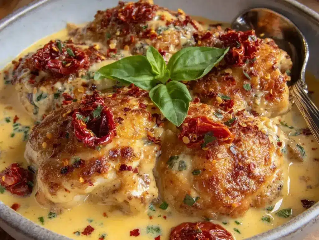 easy crockpot marry me chicken - featured image