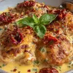 easy crockpot marry me chicken - featured image