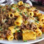 easy ranch beef pasta - featured image
