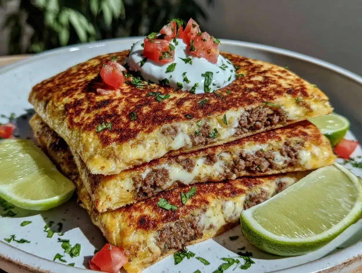 Savory Ground Venison Quesadilla Recipe Easy Weeknight Dinner Idea 4 ground venison quesadilla preparation steps
