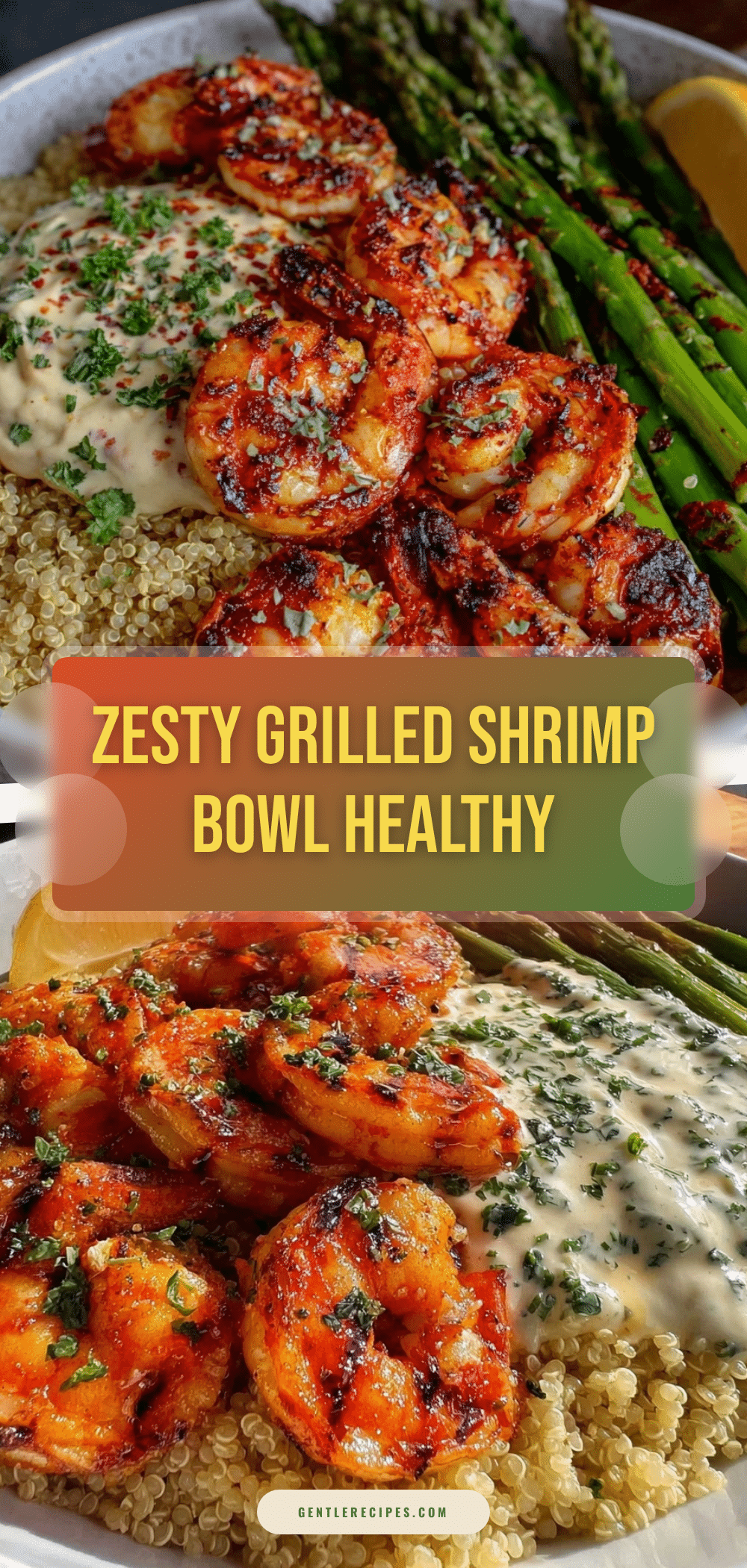 Healthy Grilled Shrimp Bowl Recipe with Asparagus and Garlic Sauce Easy Steps for Perfect Flavor 5 healthy grilled shrimp bowl recipe