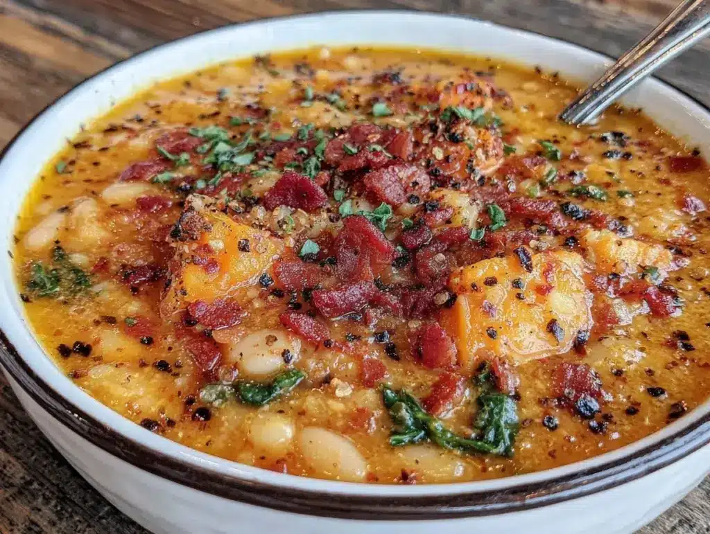 healthy white bean soup recipe - featured image