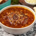 Hearty Greek Manestra Tomato Orzo Soup - featured image
