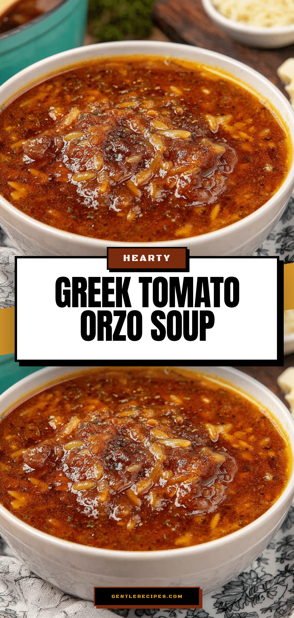 Hearty Greek Manestra Tomato Orzo Soup Recipe Easy Quick Delicious Meal 5 Hearty Greek Manestra Tomato Orzo Soup recipe